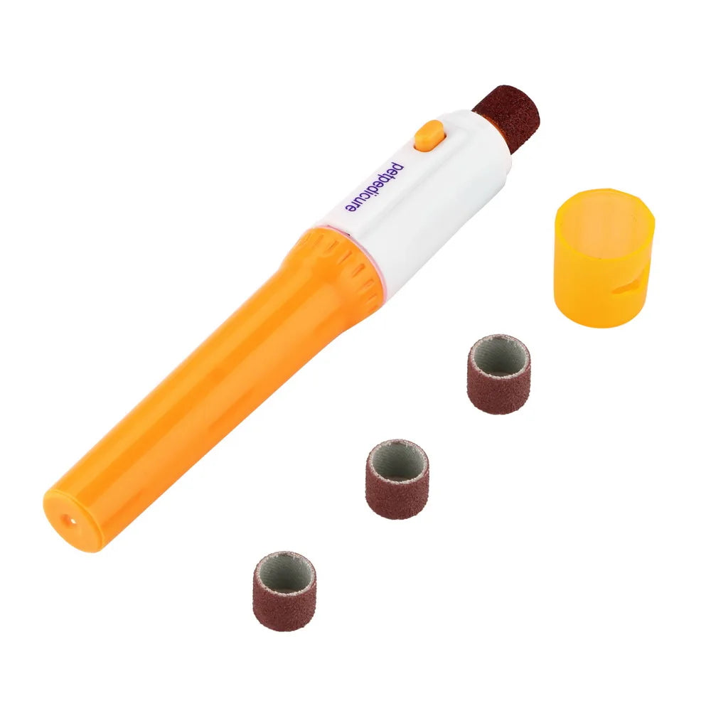 Battery Cat Nail Grinder With 3 Sanding Bands, Pen-Style Claw Filer