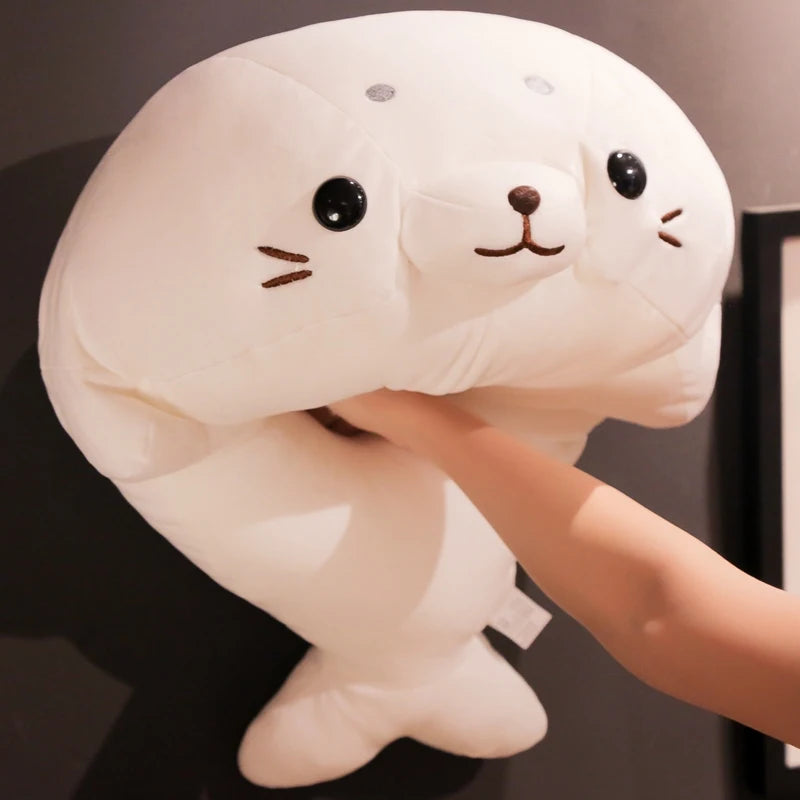 Lying Seal Plush Toy Pillow, 50 or 60 cm Stuffed Animal