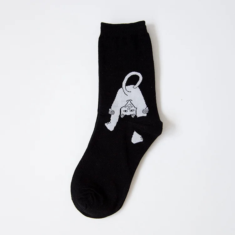 Chaussettes fesses de chat