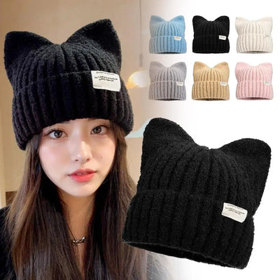 Bonnet Chat Femme