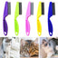 Fine-Tooth Cat Flea Comb, Stainless Steel Teeth, Small or Medium