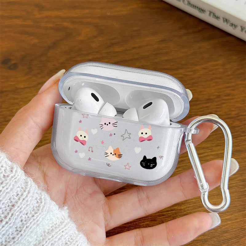Airpod-Hülle mit französischem Katzen-Zitat