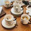 Hidden Kitten Cup and Saucer, Ceramic Coffee Cup With 3D Cat Inside