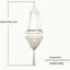 Hanging Macramé Cat Bed Basket with Woven Cotton Rope
