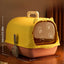 Large Size  Litter Box Full Enclosure with Sand for Kittens Poo