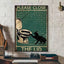 Self-Adhesive Black Cat Poster, Cute Peel and Stick Wall Art