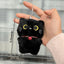 Black Cat Plush Keychain Bag Charm for Cat Lovers