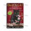 Witchy Black Cat Kitchen Sign, Salem Sanctuary Tin Plaque