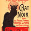 Vintage Paris Black Cat Poster Series, 1930s Style Canvas