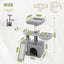 Small Cat Tree for Indoor Cats – 3-Tier Cat Tower with Scratching Posts, Cozy Hammock & Removable Top Perch