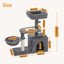 Small Cat Tree in 2 Styles: Hideout Tower or Scratching Stand