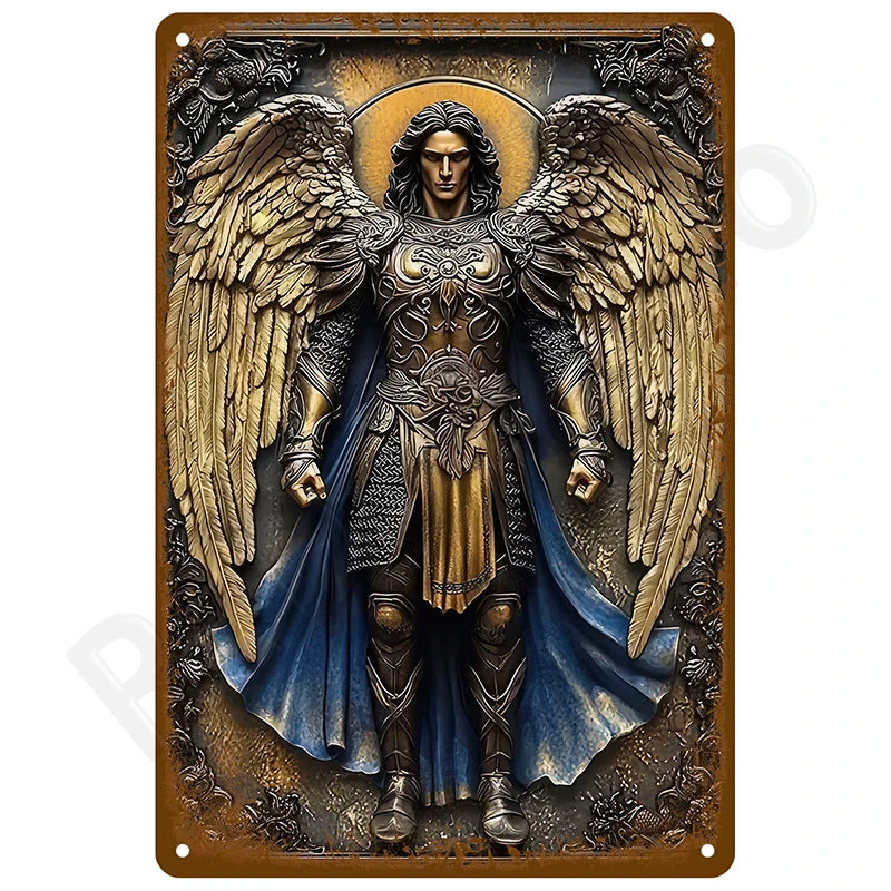 Retro Metal Tin Sign, 8 x 12 Inch Vintage Wall Plaque