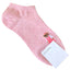 Cute Cartoon Bear Socks for Women, Cotton Blend Ankle Socks