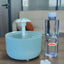 Clear Flower Cat Water Fountain, 1.5L USB Fountain With Adjustable Flow