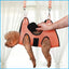 Cat Grooming Hammock for Nail Trims, Hanging Restraint Bag With Leg Holes