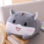 Sweet Cartoon Cat Plush Toy, Small Soft Stuffed Kitty Pillow