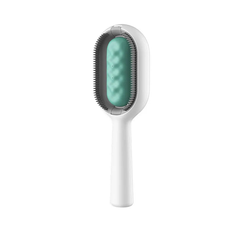 Cat Grooming Brush with Water Tank for Damp Wipe Brushing