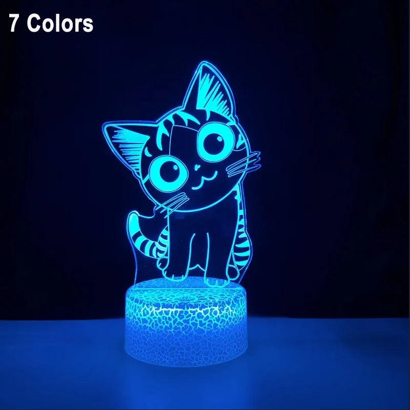Katzen-Nachtlichtlampe