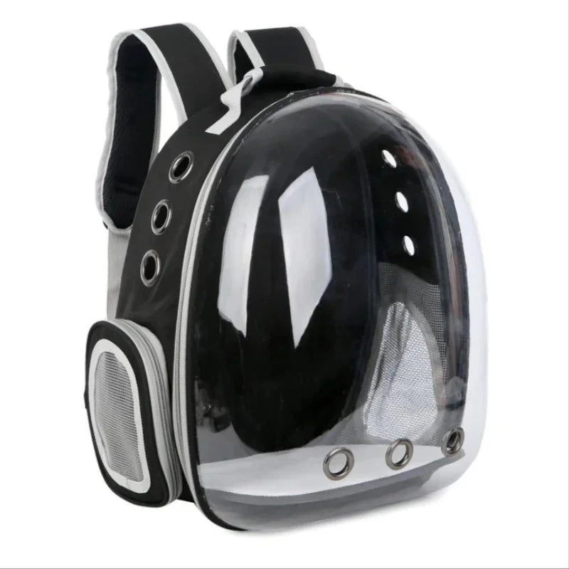 Space Capsule Cat Backpack with Clear Bubble Window, Up to 15 Lbs