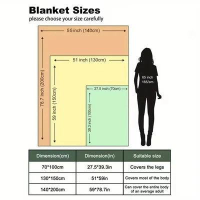 Blue-Eyed Black Cat Throw Blanket, Soft Flannel Fleece