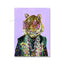 Pop Art Big Cat Poster, Leopard Lion Tiger Canvas Wall Art