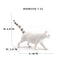 Realistic Ragdoll Cat Figurine and Chubby Cat Model, PVC