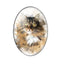 Persian Cat Glass Cabochons, 10 Pack Oval Photo Domes for DIY Jewelry
