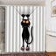 Cute Cat and Dinosaur Shower Curtain with 12 Hooks Included