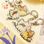 Peeking Cat Acrylic Keychain, Cute Doodle Kitty Bag Charm With Clasp