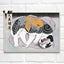 Tattoo Cats Canvas Print, Vintage Tattoo Parlor Cat Wall Art