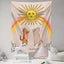 Dancing Rainbow Cats Wall Tapestry for Teen Bedrooms