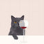 Art abstrait de chat Poster