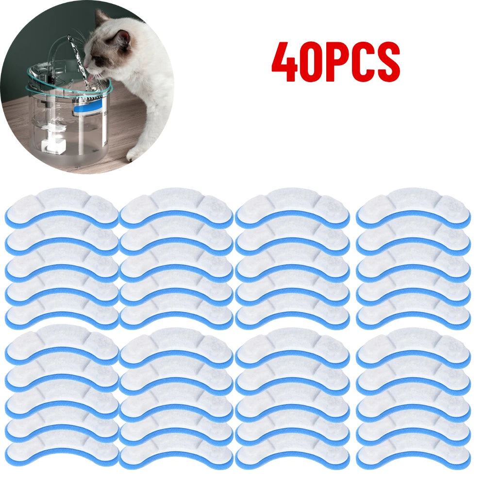 Cat Water Fountain Replacement Filters for WF050 and WF060, Activated Carbon