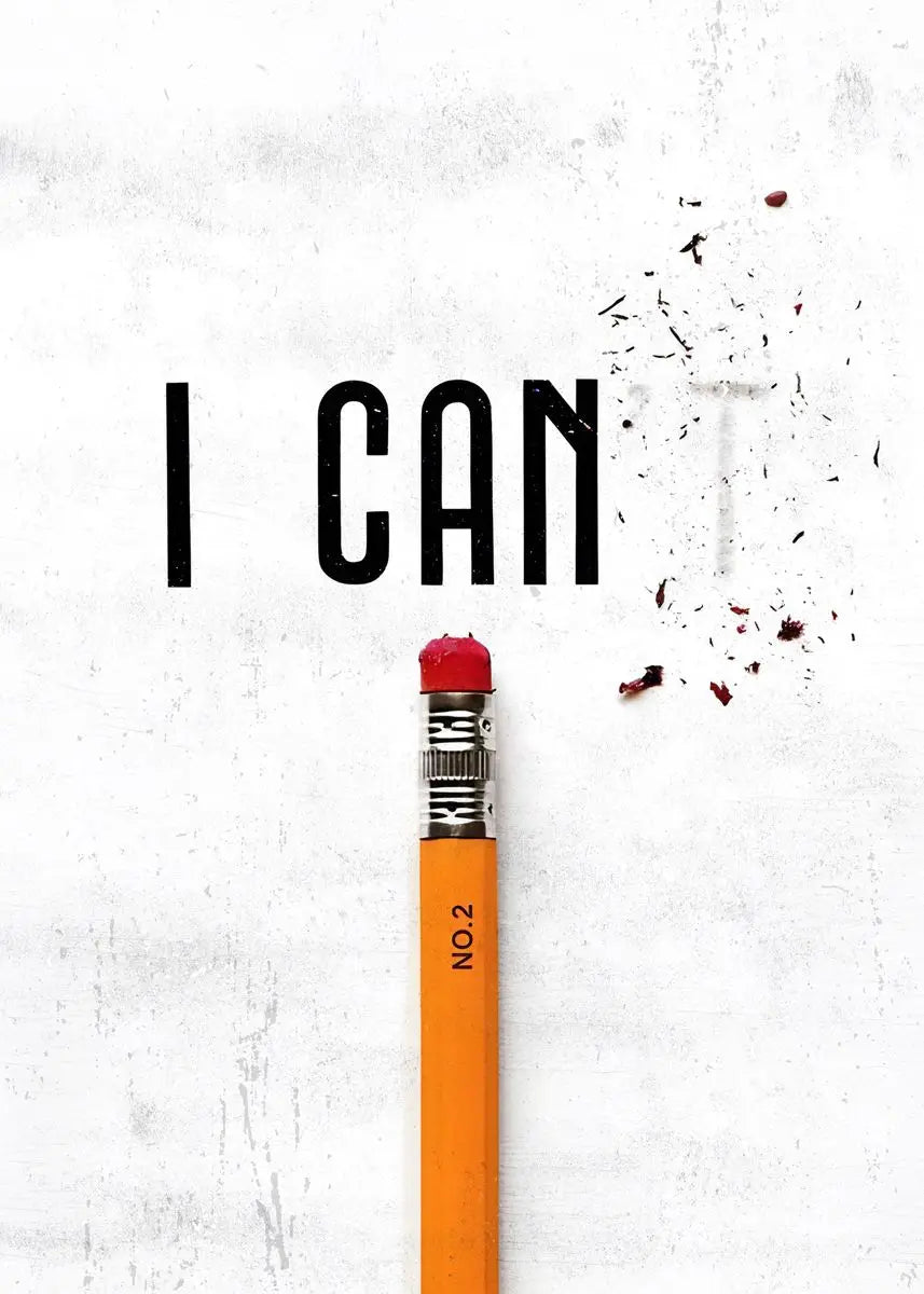 Mindset Is Everything Lion Poster, Motivational Canvas Print