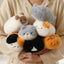 Lifelike Black Cat and Siamese Kitten Plush, 13 cm Lying Cat Doll