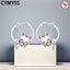 Cat Hoop Earrings for Women Fashion Fine Jewelry Birthday Party Gifts