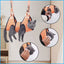 Cat Grooming Hammock for Nail Trims, Hanging Restraint Bag With Leg Holes