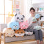 Sweet Cartoon Cat Plush Toy, Small Soft Stuffed Kitty Pillow