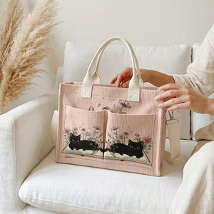 Hippie-Katzenhandtasche