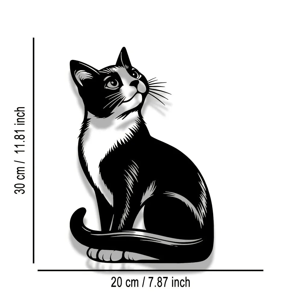Nachtlicht der schwarzen Katze