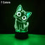 Katzen-Nachtlichtlampe
