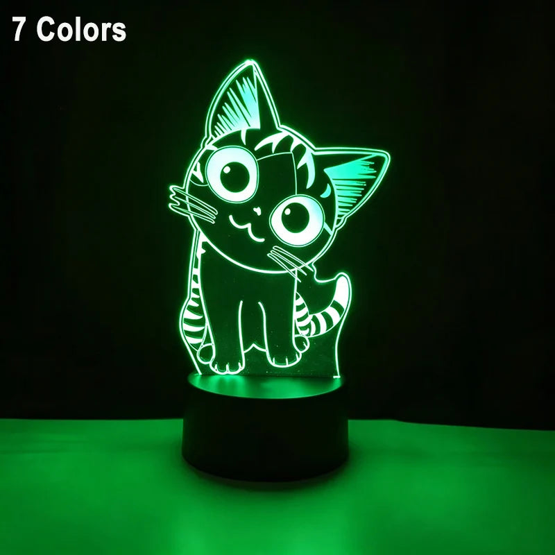Katzen-Nachtlichtlampe
