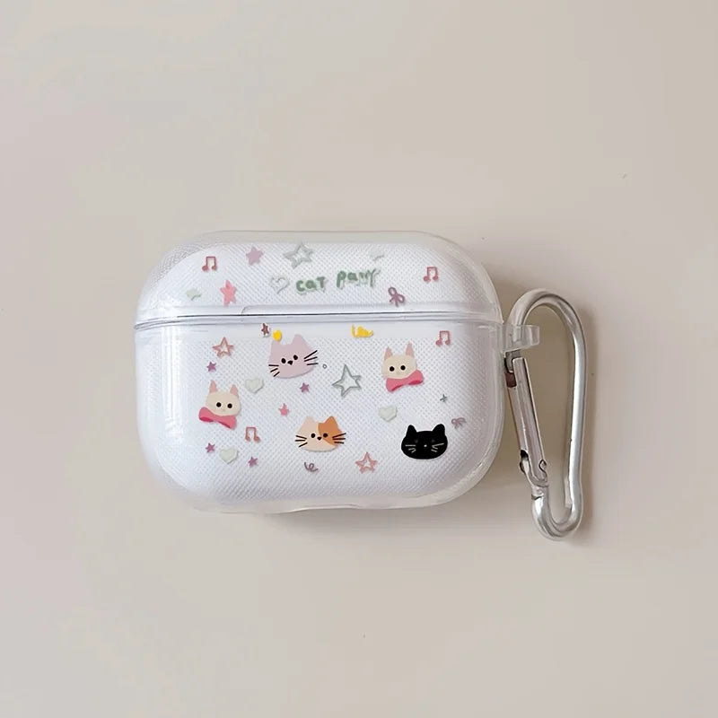 Airpod-Hülle mit französischem Katzen-Zitat