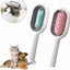 Cat Grooming Brush with Water Tank for Damp Wipe Brushing