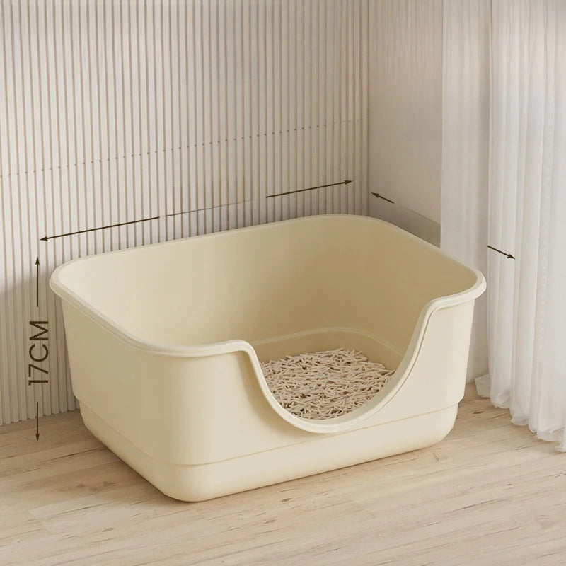 Large Size  Litter Box Full Enclosure with Sand for Kittens Poo