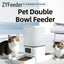6L Wi-Fi Automatic Cat Feeder With Dual Bowls, App-Controlled Food Dispenser