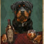 Cats and Wine Vintage Metal Sign, 8 x 12 Inch Bar Wall Decor