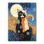Gustav Klimt Style Cat Canvas Print, Decorative Cat Wall Art