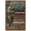 Retro Metal Tin Sign, 8 x 12 Inch Vintage Wall Plaque