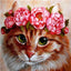Katzen Wandkunst